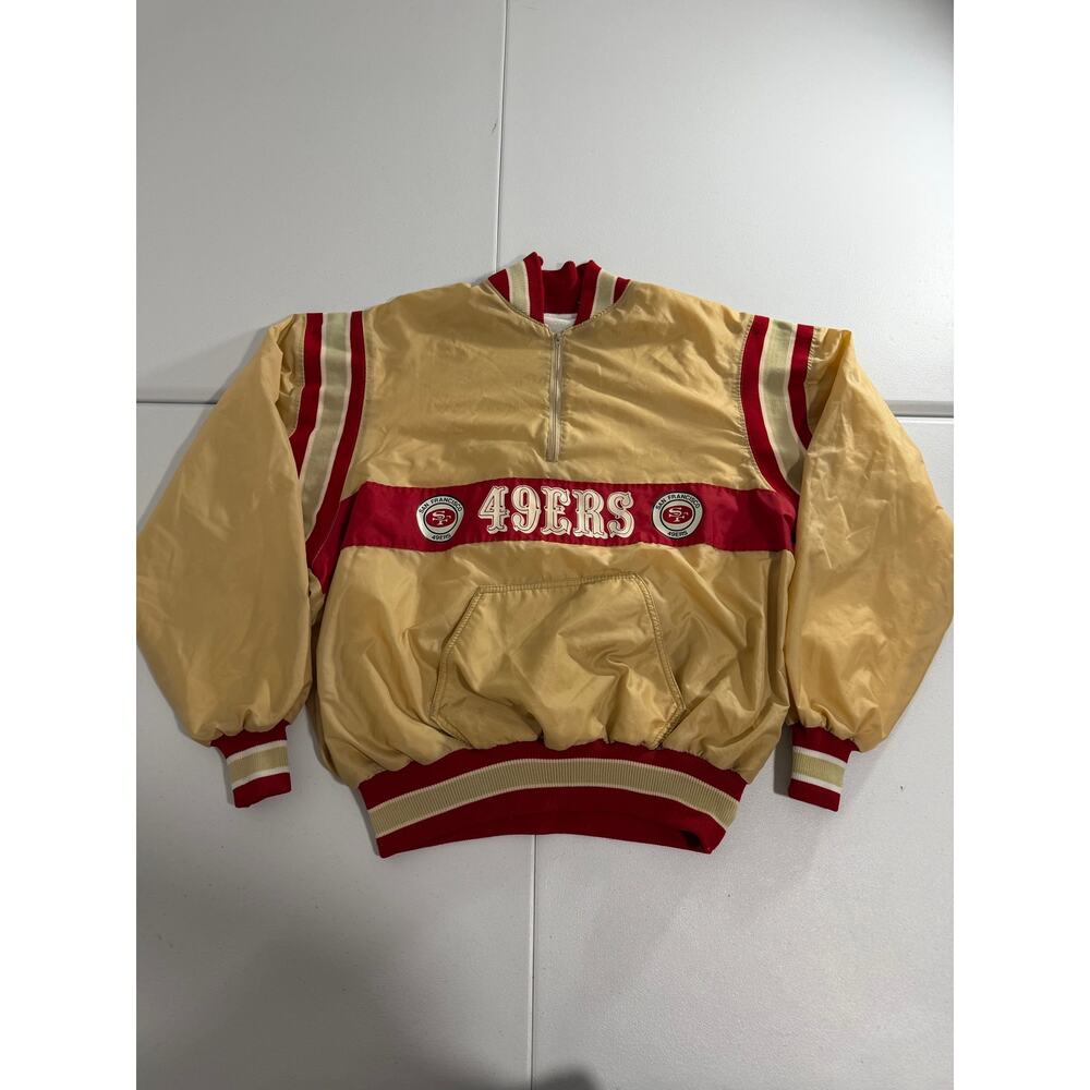 Vintage San Fransico 49er’s Windbreaker Made in USA Size XL